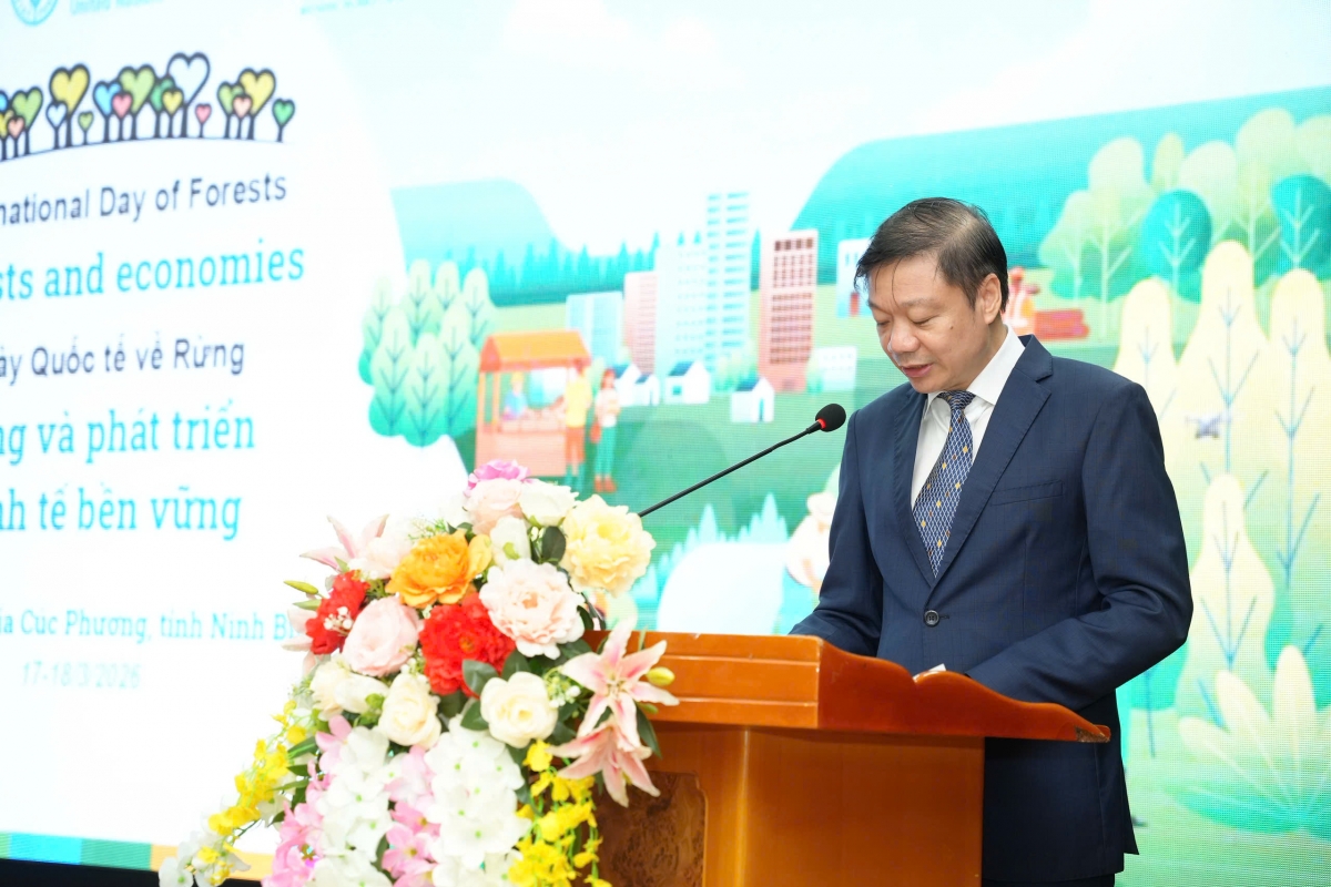 Ông Trần Quang Bảo, Cục trưởng Cục Lâm nghiệp và Kiểm lâm.