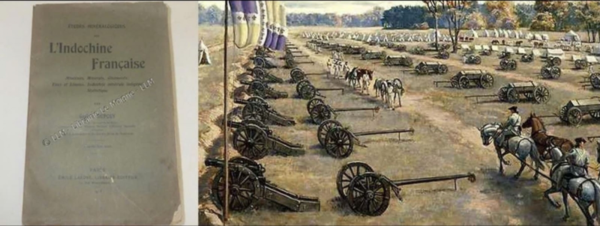 Pháo binh cơ động của Napoleon khi bị cắt nguồn diêm tiêu Việt Nam từ 1811 bắt đầu trở nên lép vế trước pháo binh Anh