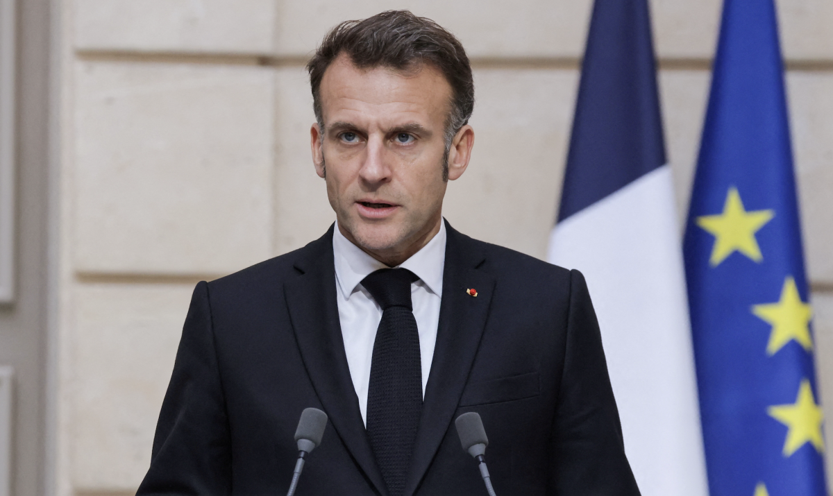 Tổng thống Macron khẳng định người dân và các nhu cầu cơ bản của họ, cũng như sự ổn định của chuỗi cung ứng năng lượng, cần phải được tách biệt hoàn toàn khỏi các vòng xoáy leo thang quân sự - Ảnh: Reuters