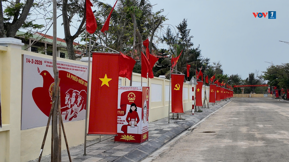 Đảo tiền tiêu Bạch Long Vĩ rực rỡ trước ngày bầu cử ĐBQH khoá XVI và bầu cử HĐND các cấp
nhiệm kỳ 2026-2031