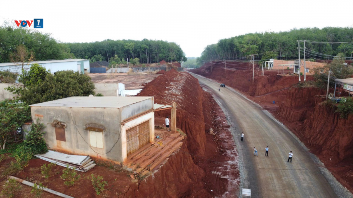 Đoạn đường đang thi công