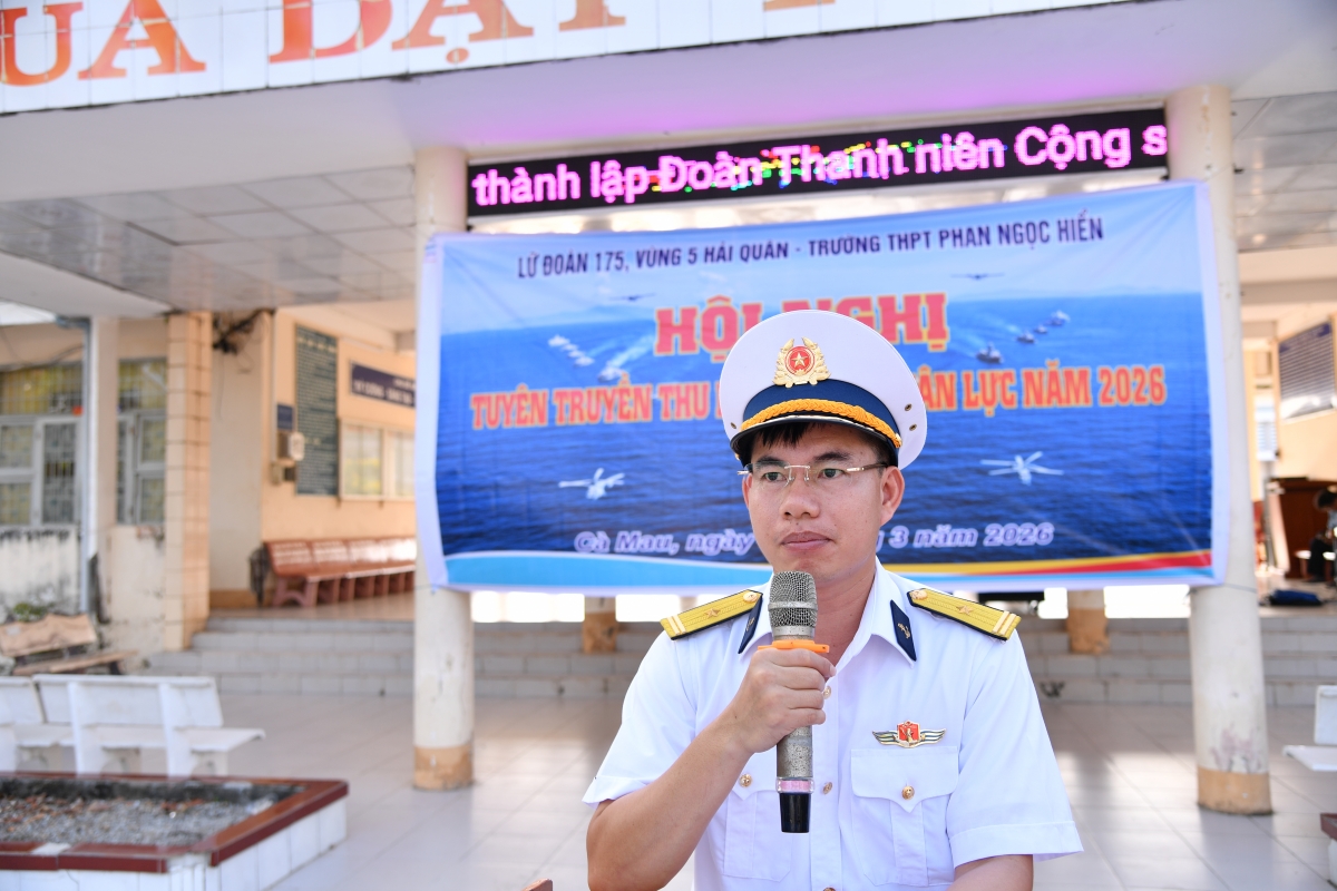 Thiếu tá Nguyễn Nhất Thiên, Chính trị viên Hải đội 515, thông tin truyền thống Quân chủng và hướng dẫn tuyển sinh