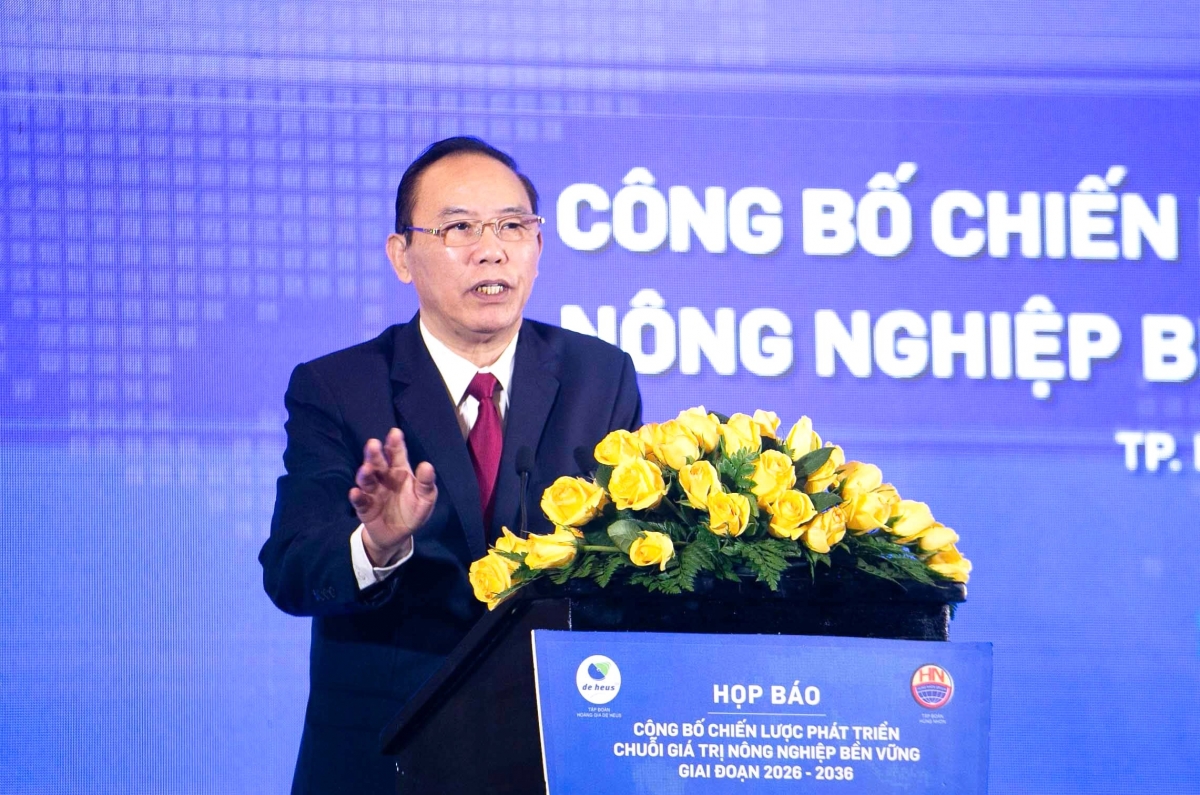 Thứ trưởng Phùng Đức Tiến Chiến lược hợp tác giai đoạn 2026-2036 phù hợp với định hướng phát triển kinh tế xanh và kinh tế tuần hoàn của ngành