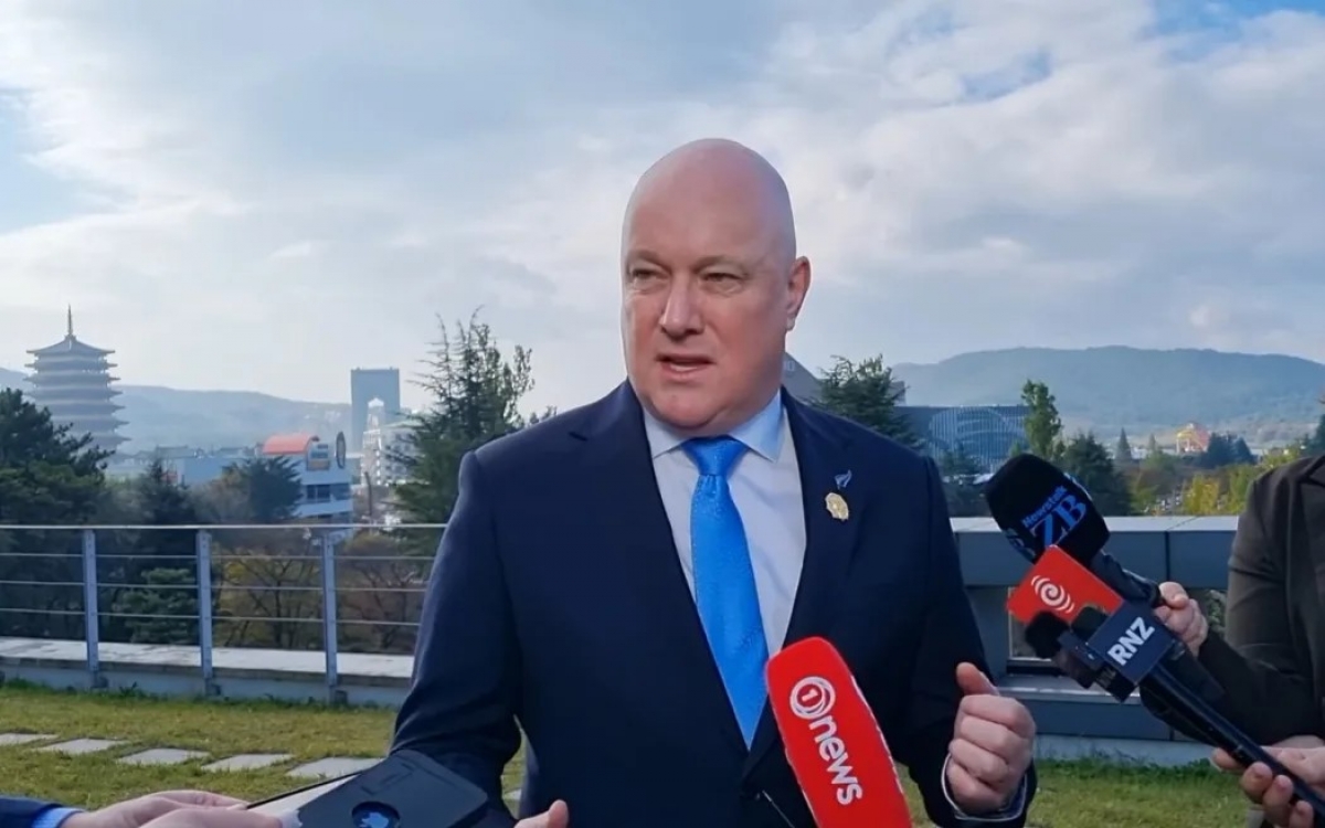 Thủ tướng New Zealand Christopher Luxon. Nguồn: Nathan McKinnon.