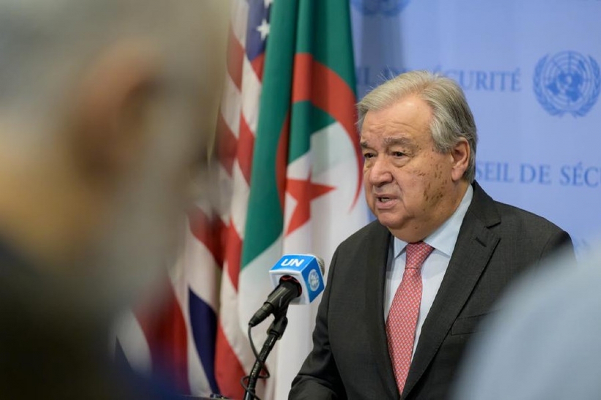 Tổng thư ký Liên Hợp quốc Antonio Guterres. Ảnh: Tân Hoa xã