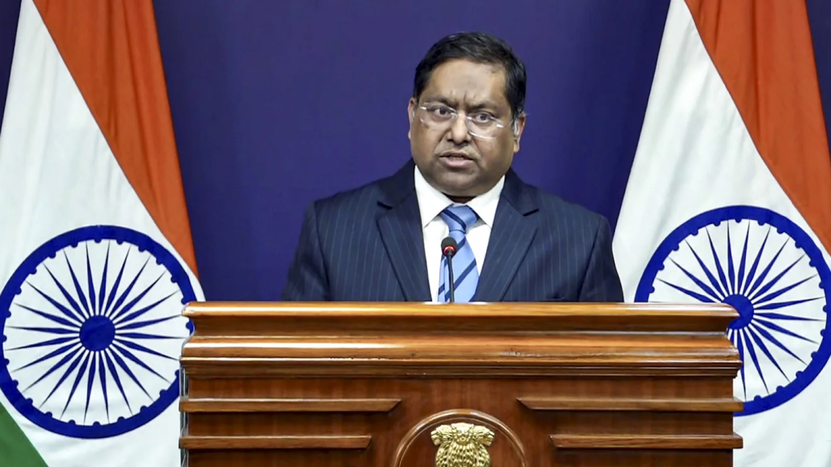 Người phát ngôn Bộ Ngoại giao Ấn Độ Randhir Jaiswal (Ảnh ANI)