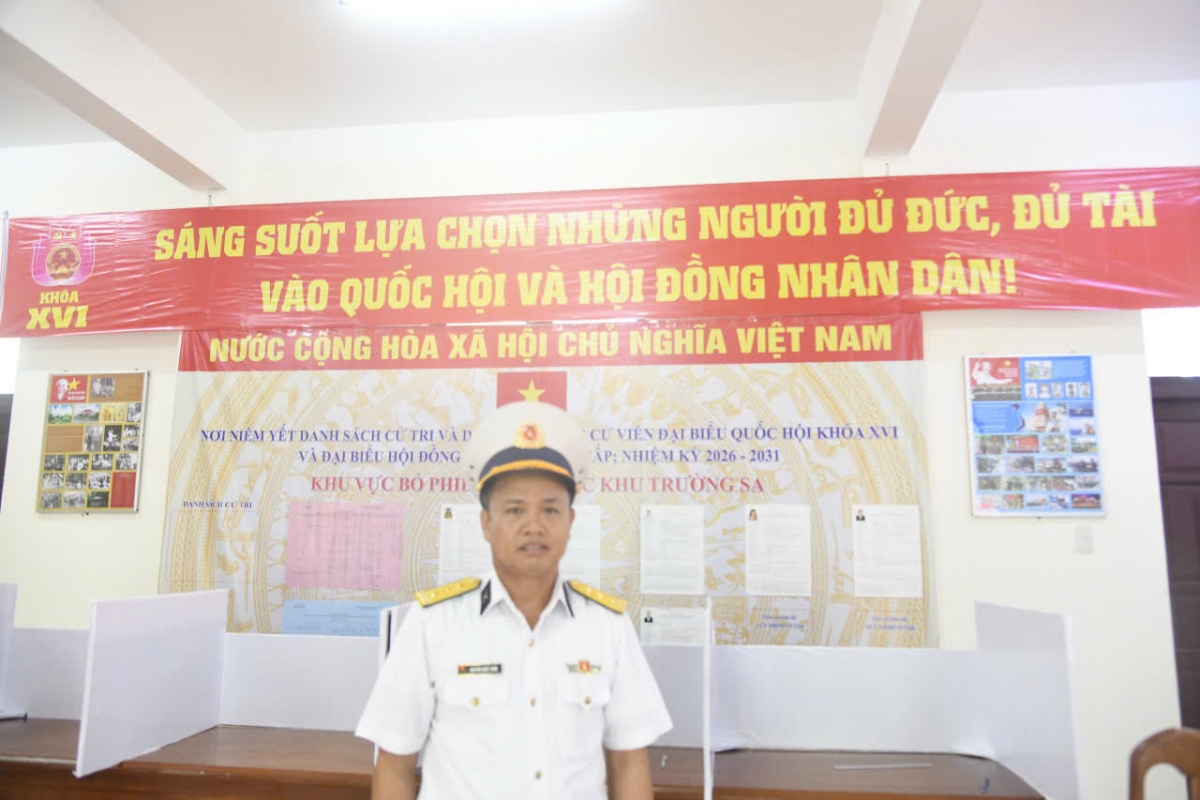 Thượng tá Nguyễn Quốc Tuấn, Chính trị viên đảo Nam Yết