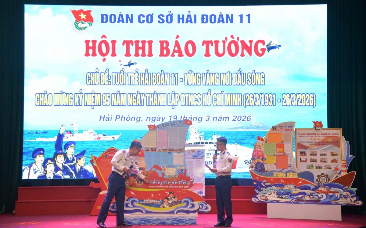 Các đội tham gia phần thi bình báo
