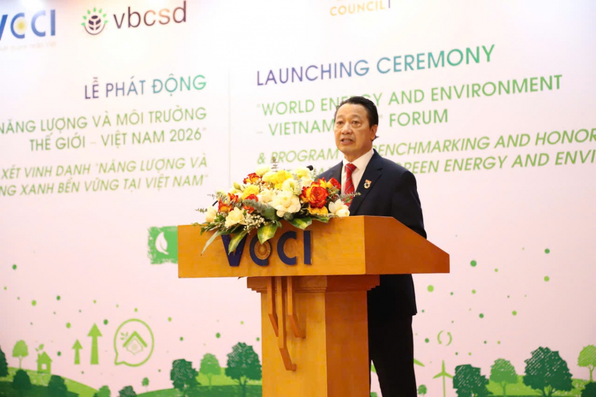 Ông Nguyễn Quang Vinh, Phó Chủ tịch VCCI, Chủ tịch Hội đồng Doanh nghiệp vì sự Phát triển bền vững Việt Nam