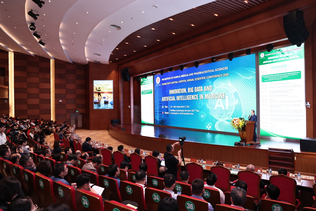 Toàn cảnh Hội nghị Khoa học thường niên 2026 tại BV Trung ương Quân đội 108