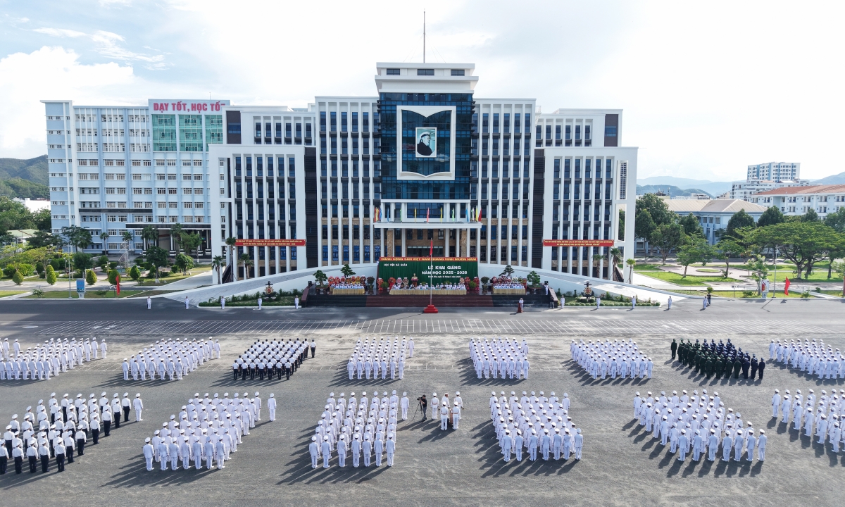  Quang cảnh Học viện Hải quân tại lễ khai giảng năm học mới