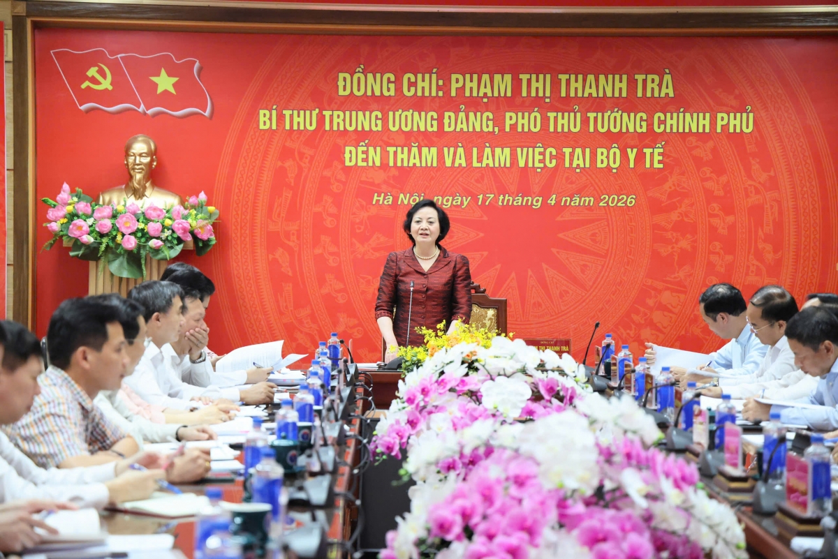 Phó Thủ tướng Phạm Thị Thanh Trà làm việc tại Bộ Y tế