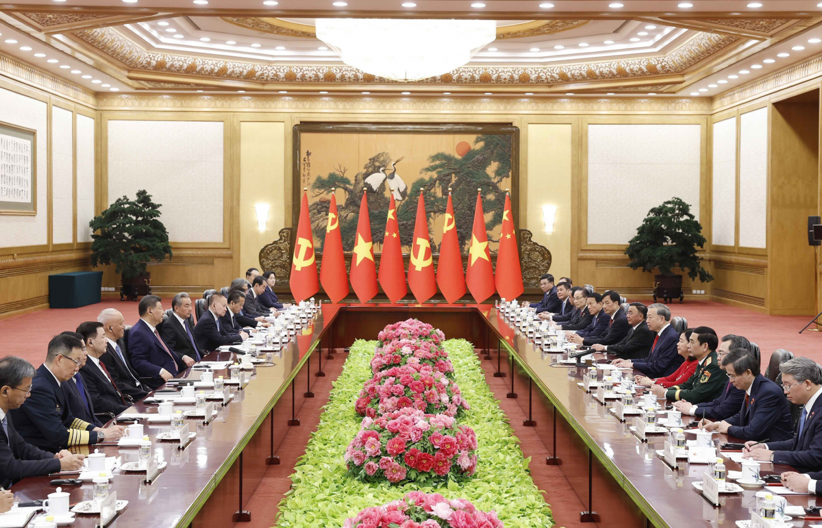 Hội đàm cấp cao giữa hai nước.