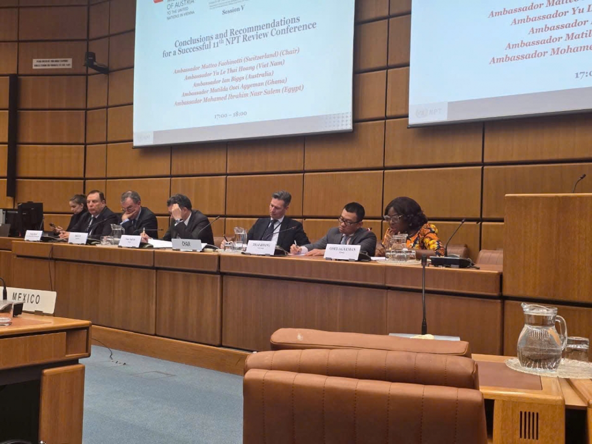 Đại sứ Việt Nam tại Áo Vũ Lê Thái Hoàng khẳng định NPT tiếp tục giữ vai trò là nền tảng của kiến trúc an ninh quốc tế