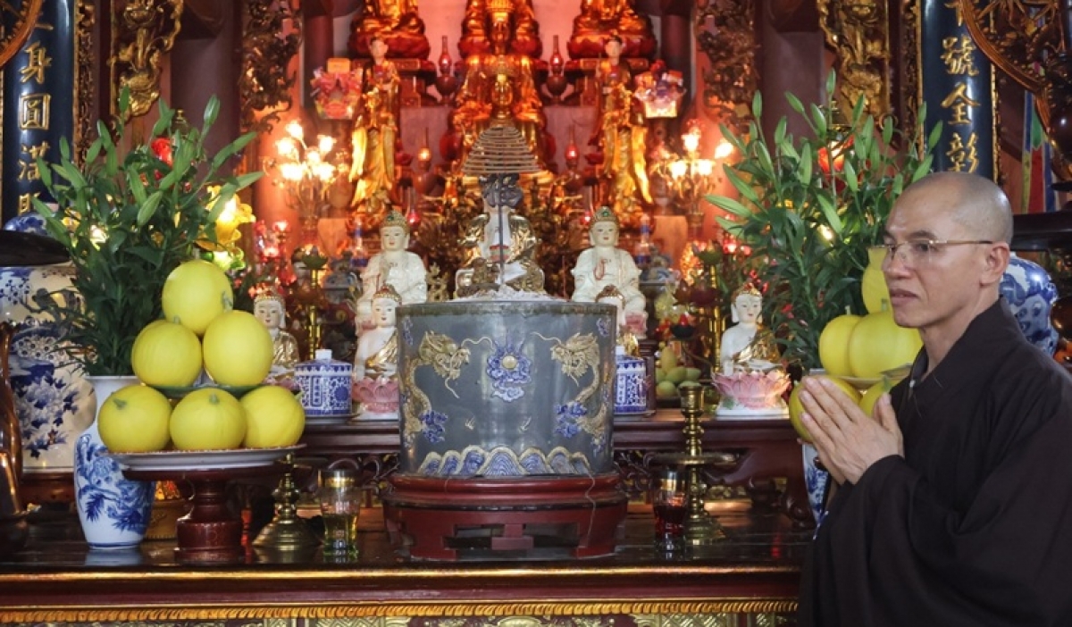 Thượng tọa Thích Thanh Tùng, Phó Thư ký, Phó Chánh văn phòng Ban Trị sự Phật giáo tỉnh Hưng Yên.