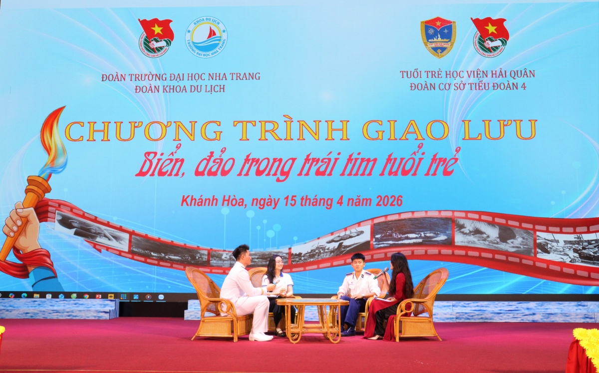 Cán bộ, đoàn viên thanh niên hai đơn vị trao đổi, giao lưu tại chương trình