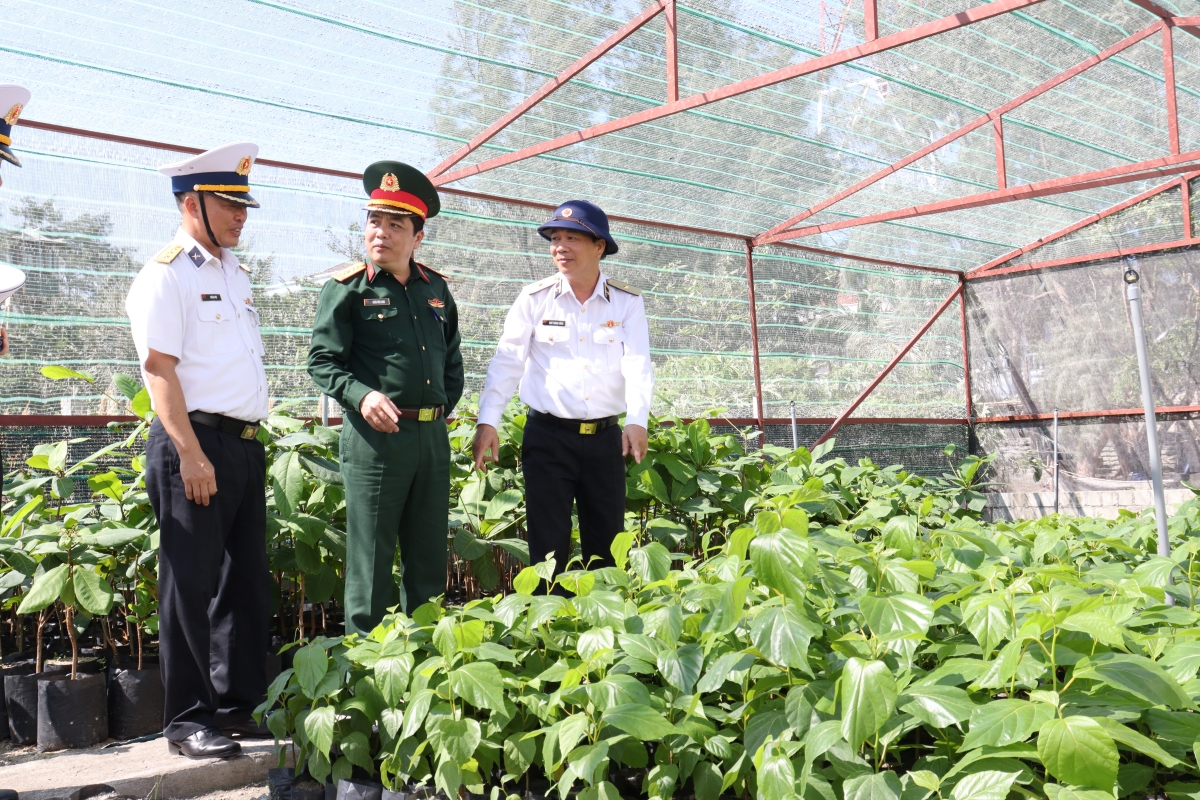 Tham quan vườn cây giống trên đảo Sơn Ca