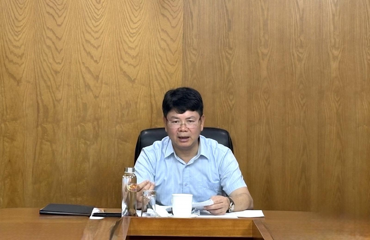 Thứ trưởng Bộ Tư pháp Nguyễn Thanh Tịnh phát biểu tại buổi làm việc