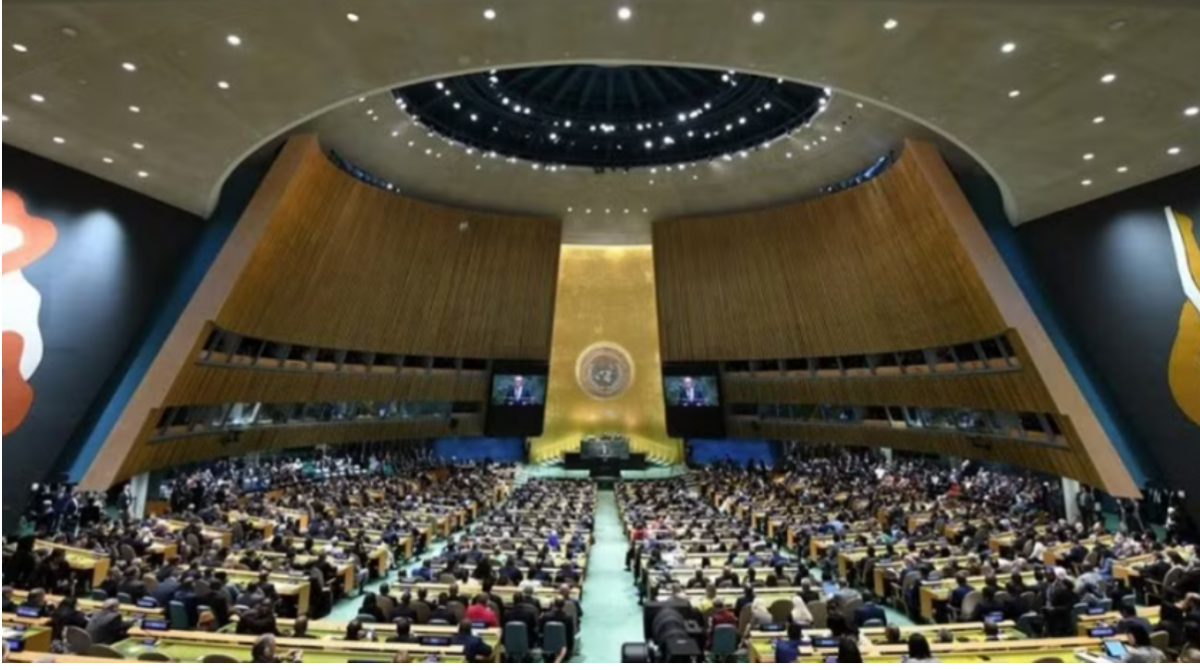 Quang cảnh một phiên họp Đại hội đồng Liên hợp quốc ở New York (Mỹ)