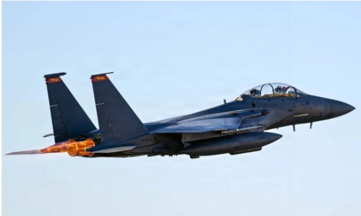 Tiêm kích F-15E Mỹ. (Ảnh minh họa: USAF)