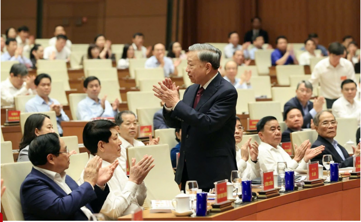 Tổng Bí thư Tô Lâm và các đại biểu dự Hội nghị.