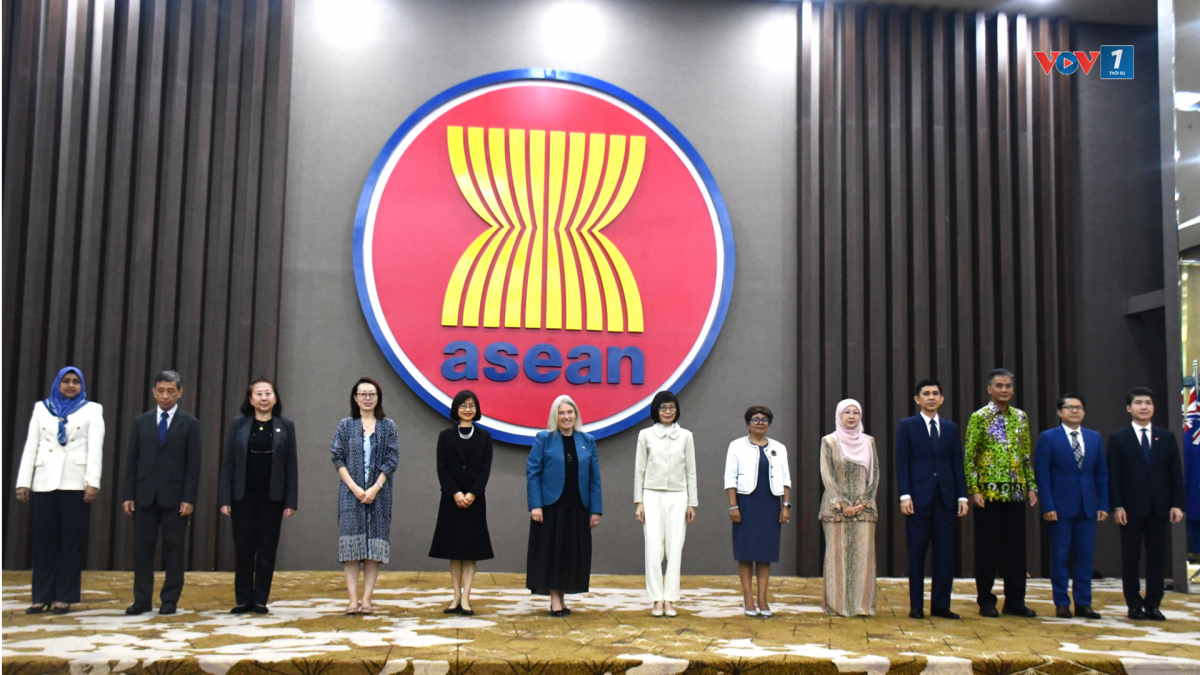 Việt Nam đồng chủ trì Cuộc họp Ủy ban Hợp tác chung ASEAN–New Zealand lần thứ 14 (Ảnh: VOV - Jakarta)