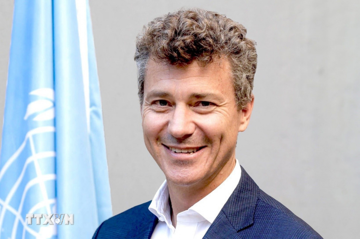 Ông Jonathan Wallace Baker, Trưởng Đại diện UNESCO tại Việt Nam. (Ảnh: TTXVN)