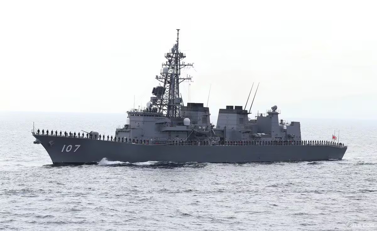 Tàu khu trục Ikazuchi của Nhật Bản. Ảnh: Jiji Press