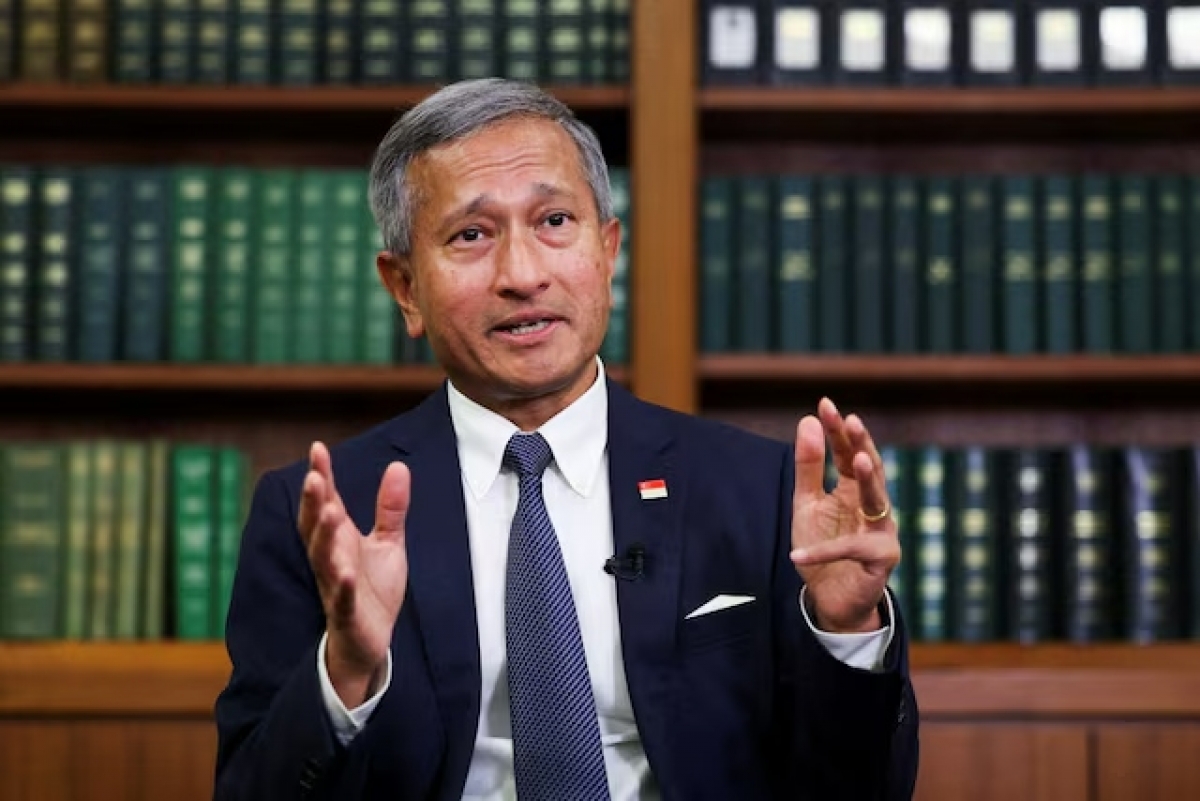 Bộ trưởng Ngoại giao Singapore Vivian Balakrishnan - Nguồn Reuters