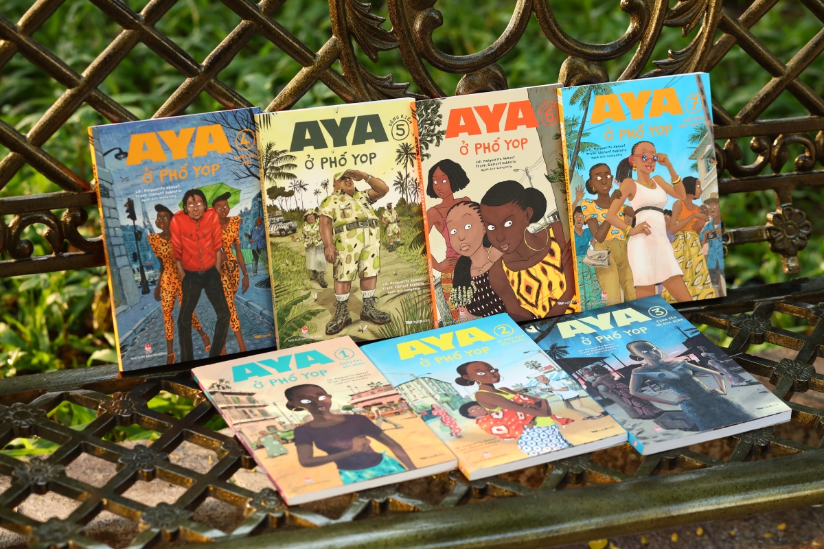 Bộ truyện tranh màu Aya ở phố Yop