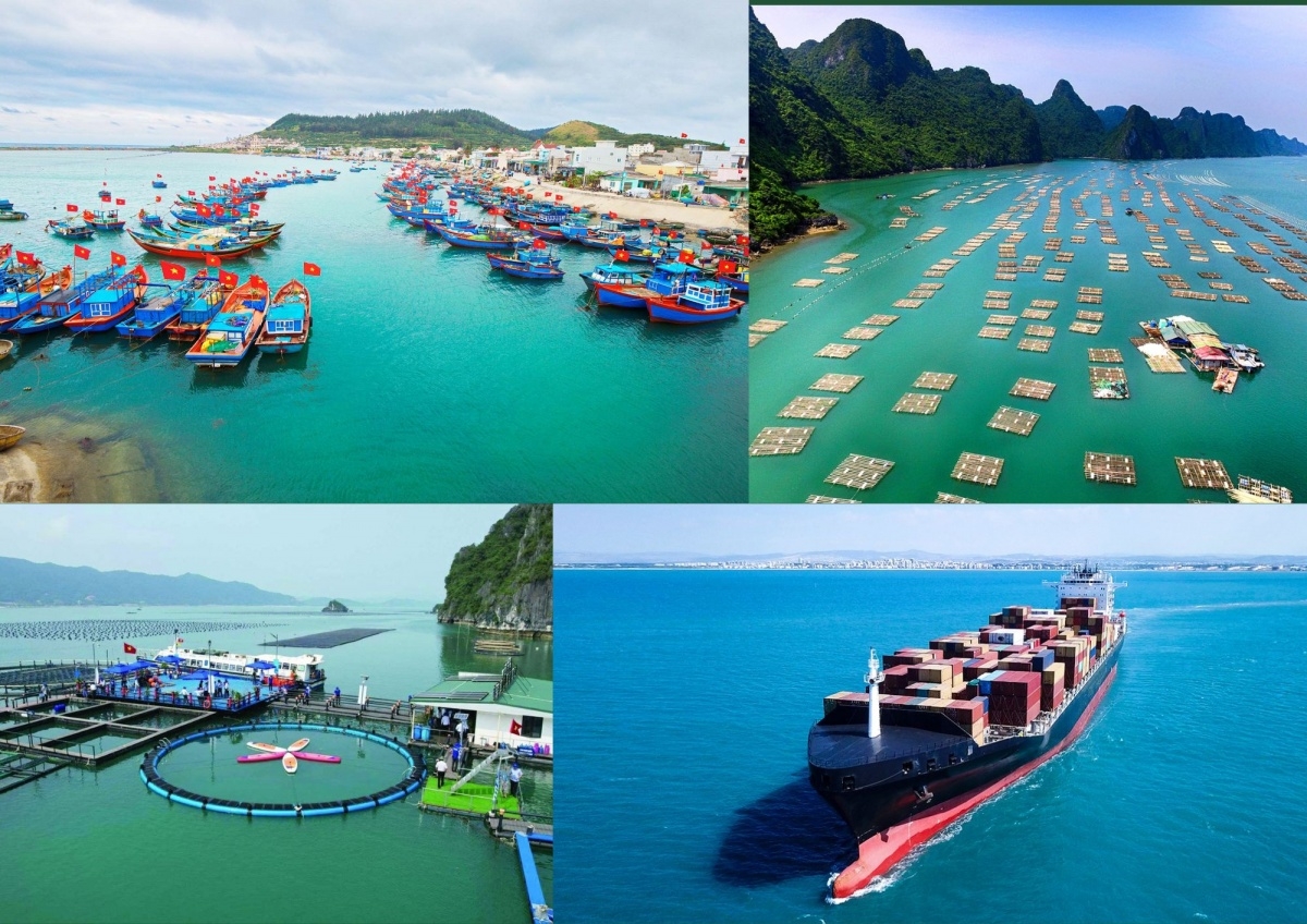 Phát triển kinh tế biển xanh đang là xu hướng của toàn cầu, góp phần trong việc hồi sinh biển và đại dương (ảnh internet).