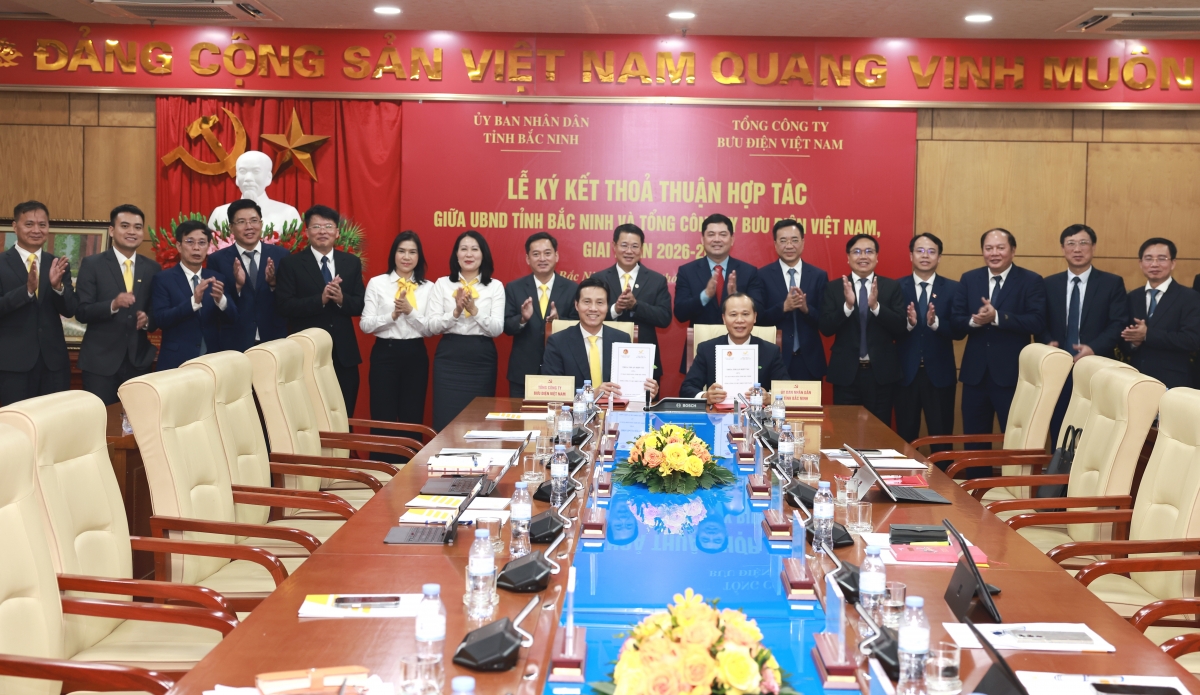 Ký kết hợp tác giữa Bưu điện Việt Nam và tỉnh Bắc Ninh 