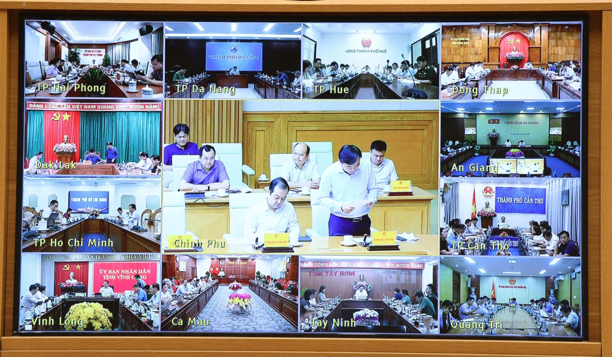 Các địa phương báo cáo tại phiên họp