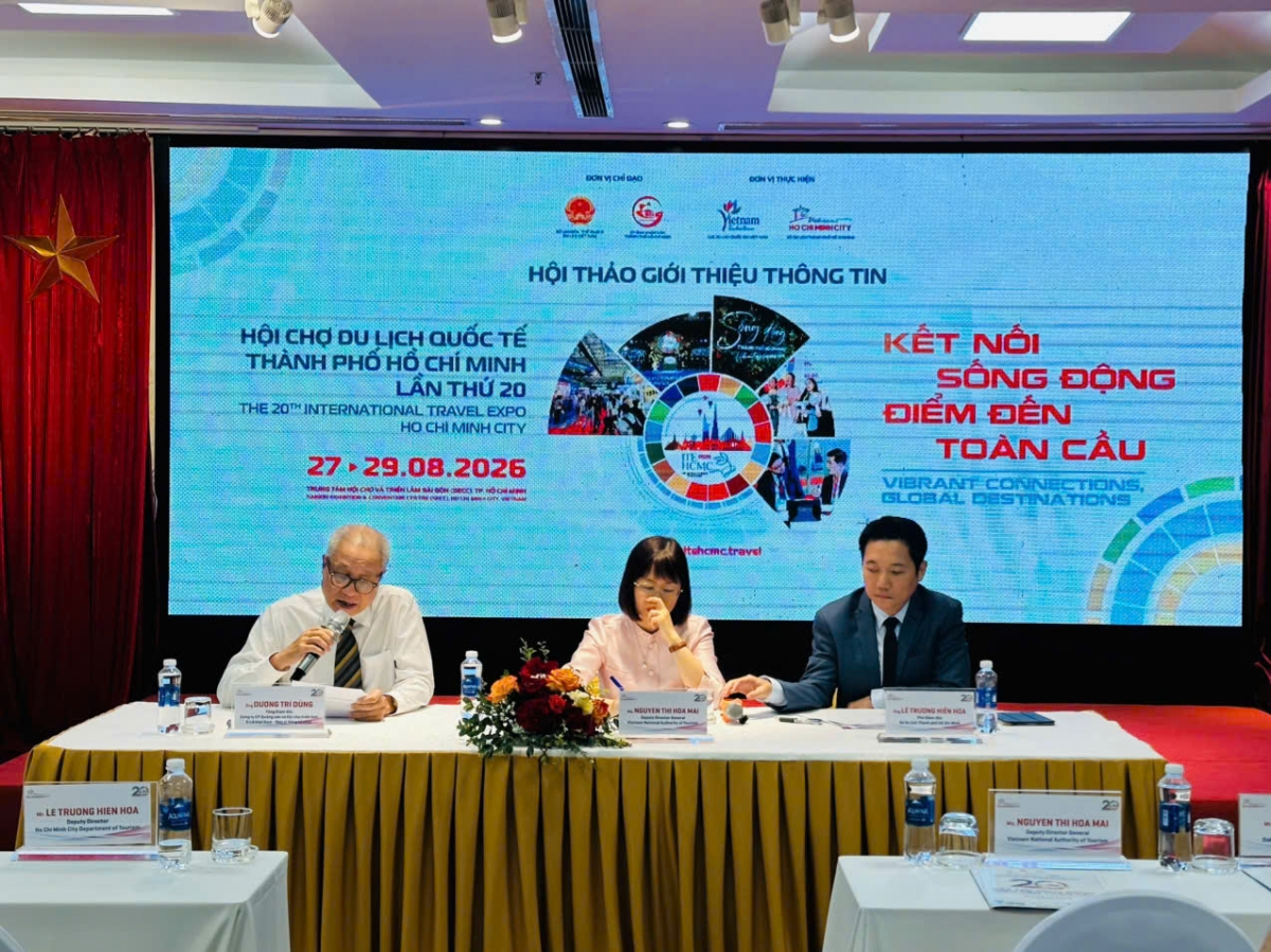 Hội thảo giới thiệu thông tin Hội chợ Du lịch Quốc tế Thành phố Hồ Chí Minh 2026 với chủ đề "Kết nối sống động, điểm đến toàn cầu"
