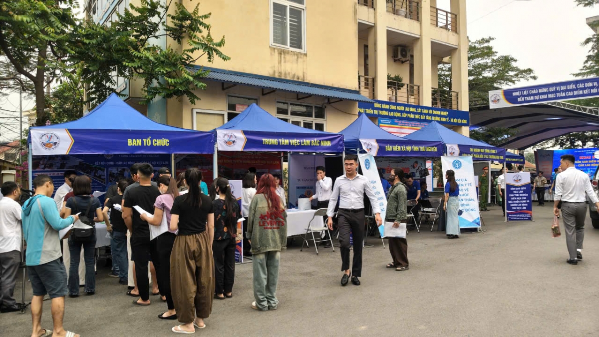 Ngày hội việc làm cũng góp phần quan trọng kết nối doanh nghiệp với nguồn nhân lực địa phương.