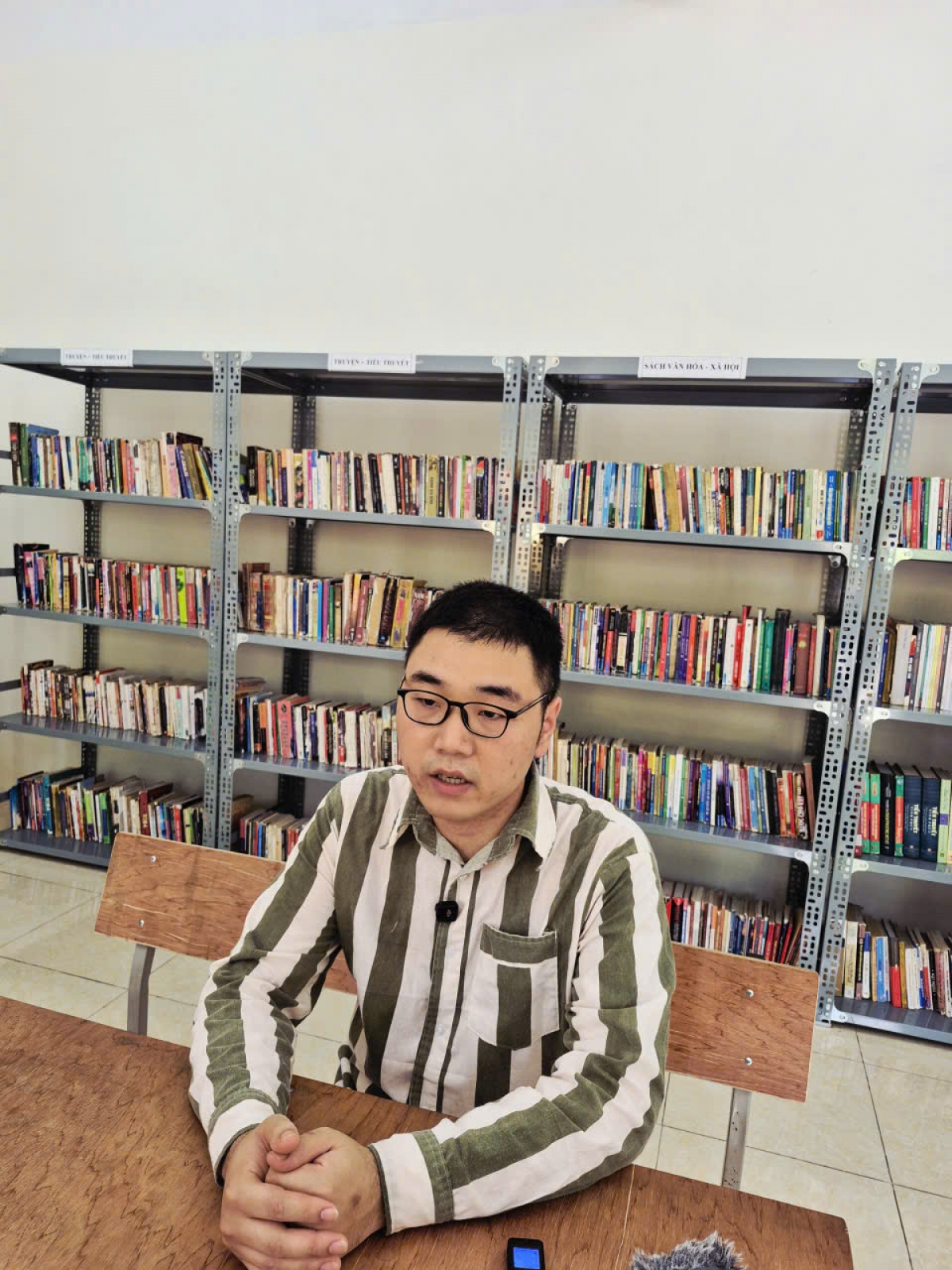 Phạm nhân Quan Yêu Cheng quốc tịch Trung Quốc đang thụ án tại trại Vĩnh Quang