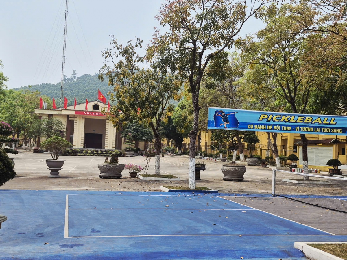 Một sân pickleball ở trại giam Vĩnh Quang