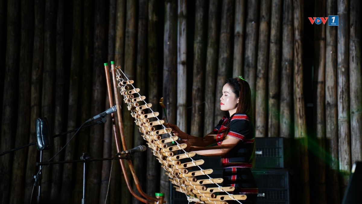 Biểu diễn nhạc cụ truyền thống.