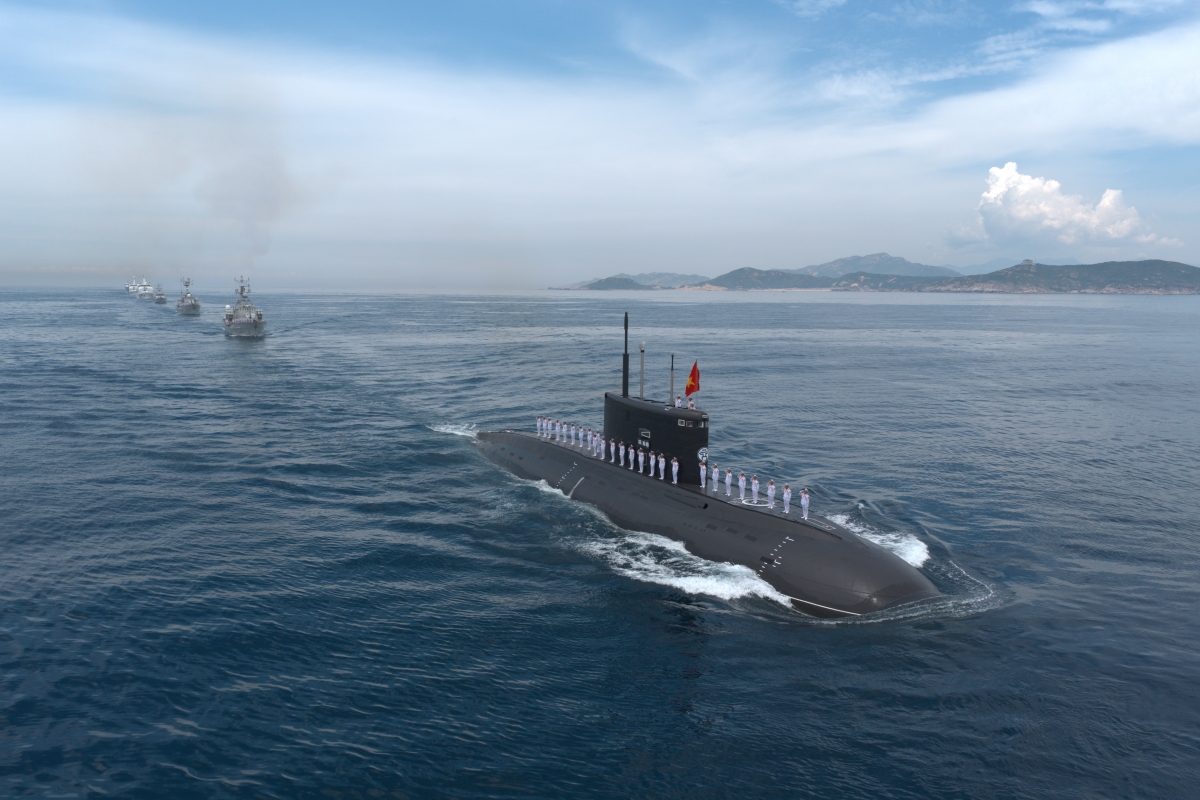 Các đơn vị thuộc Lữ đoàn tàu ngầm 189 thực hiện nhiệm vụ A80