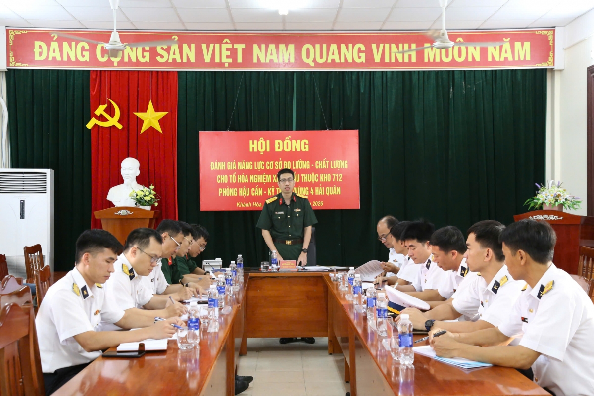 Thượng tá Nguyễn Ngọc Khánh phát biểu kết luận