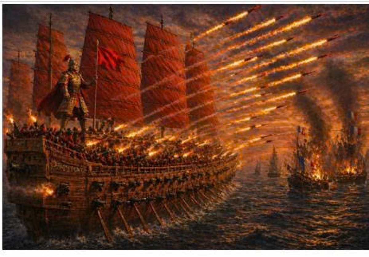 Thủy quân Tây Sơn hoàn toàn áp đảo đội quân 66.200 lính Pháp-Ấn. Vì không có thông tin tình báo về đội quân cướp biển Napoleon nên vua Cảnh Thịnh không đưa thủy quân của đô đốc Võ Văn Dũng về phòng thủ Phú Xuân