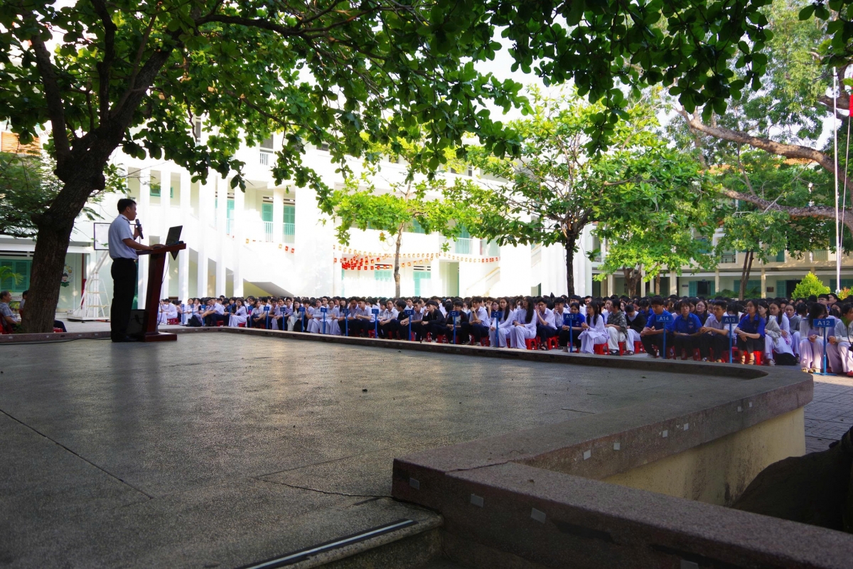 Quang cảnh buổi tuyên truyền