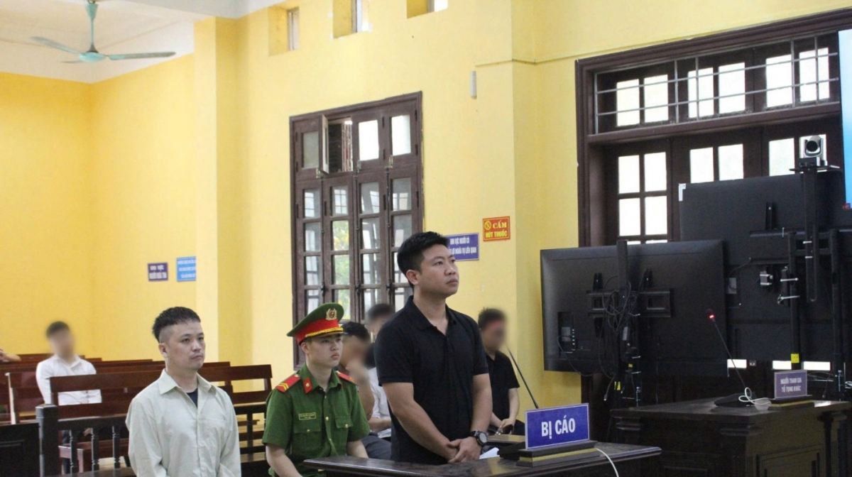 Bị cáo Nguyễn Anh Vũ tại phiên tòa