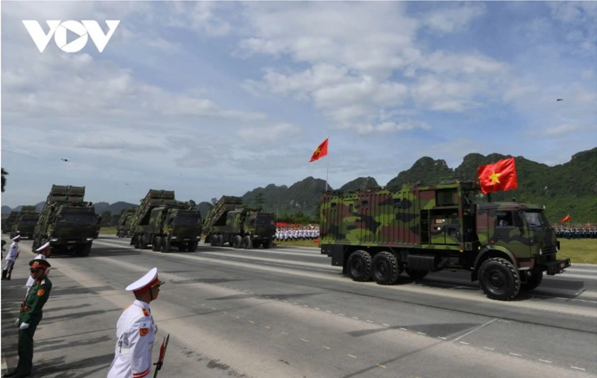Tổ hợp tên lửa Trường Sơn do Tập đoàn Công nghiệp - Viễn thông Quân đội (Viettel) tự chủ nghiên cứu, sản xuất