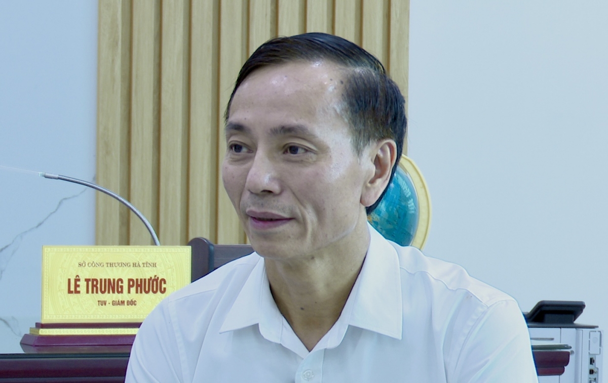 Ông Lê Trung Phước, Giám đốc Sở Công Thương tỉnh Hà Tĩnh