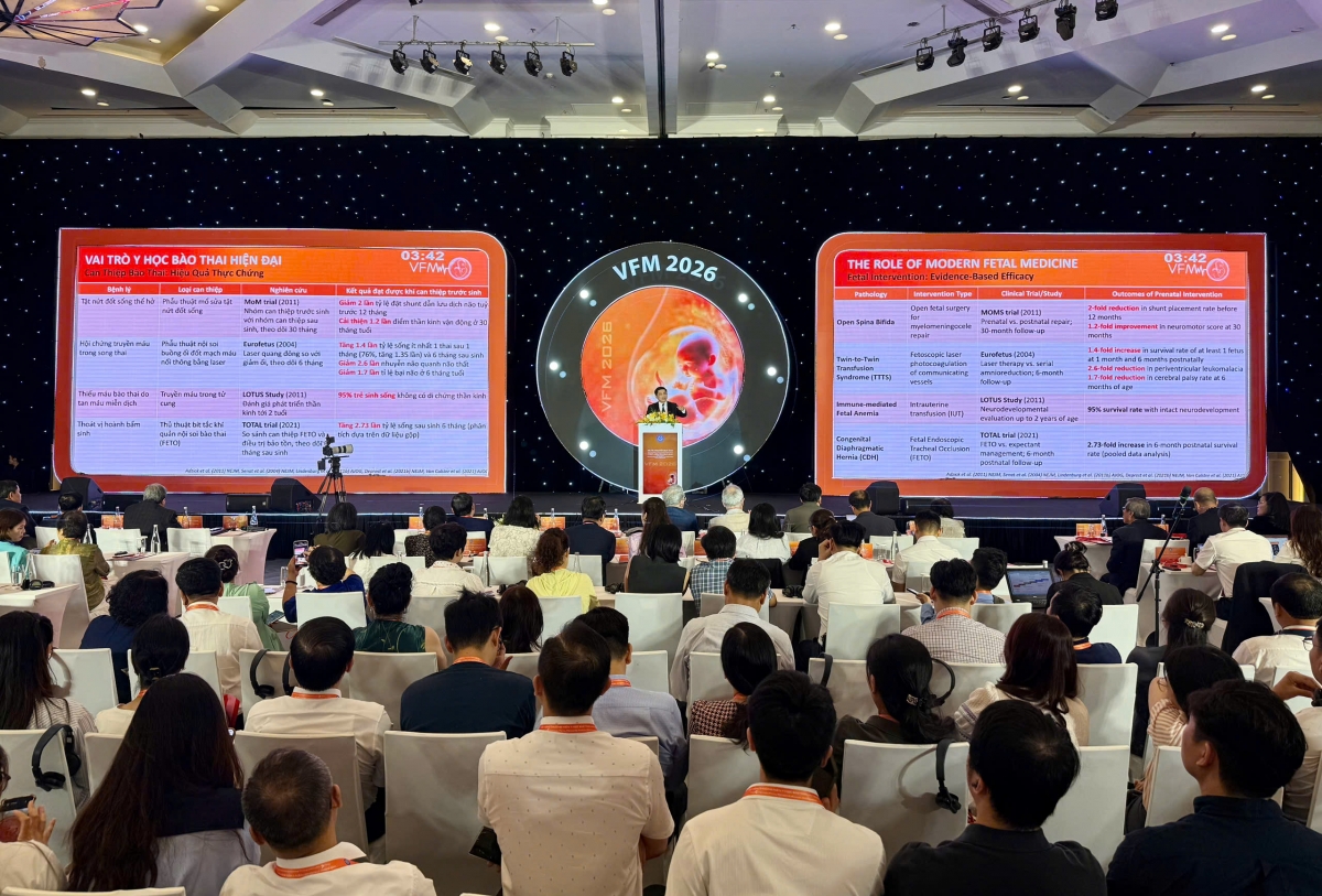 Toàn cảnh Hội nghị thường niên Y học Bào thai lần thứ IV năm 2026 tại Hà Nội