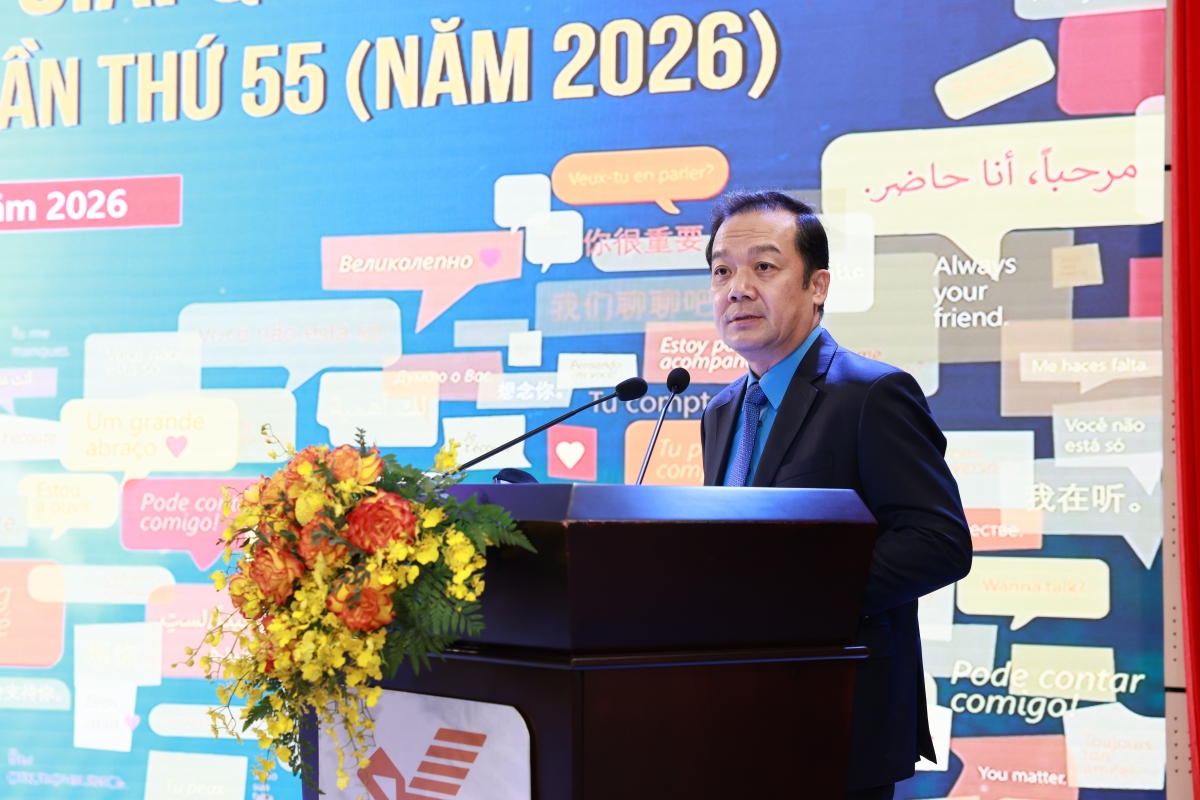 Thứ trưởng Bộ Khoa học và Công nghệ phát biểu tại buổi lễ