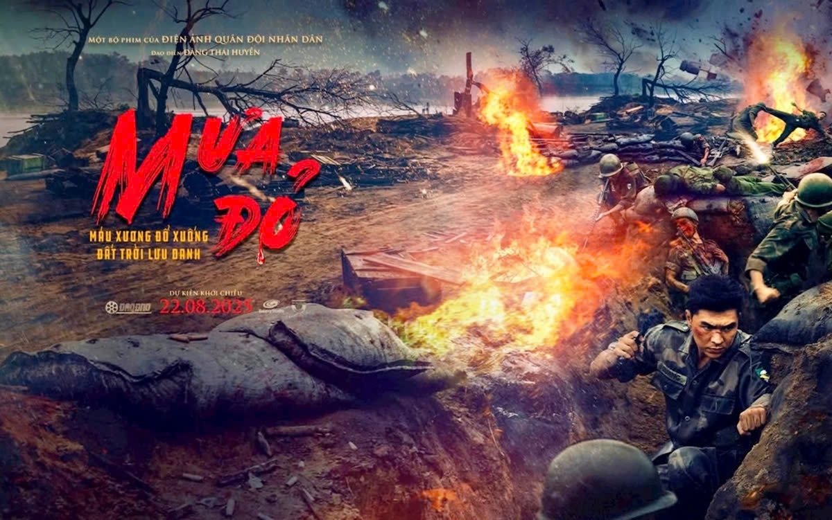Bộ phim "Mưa đỏ" đã tạo nên một cột mốc mới trong điện ảnh Việt Nam