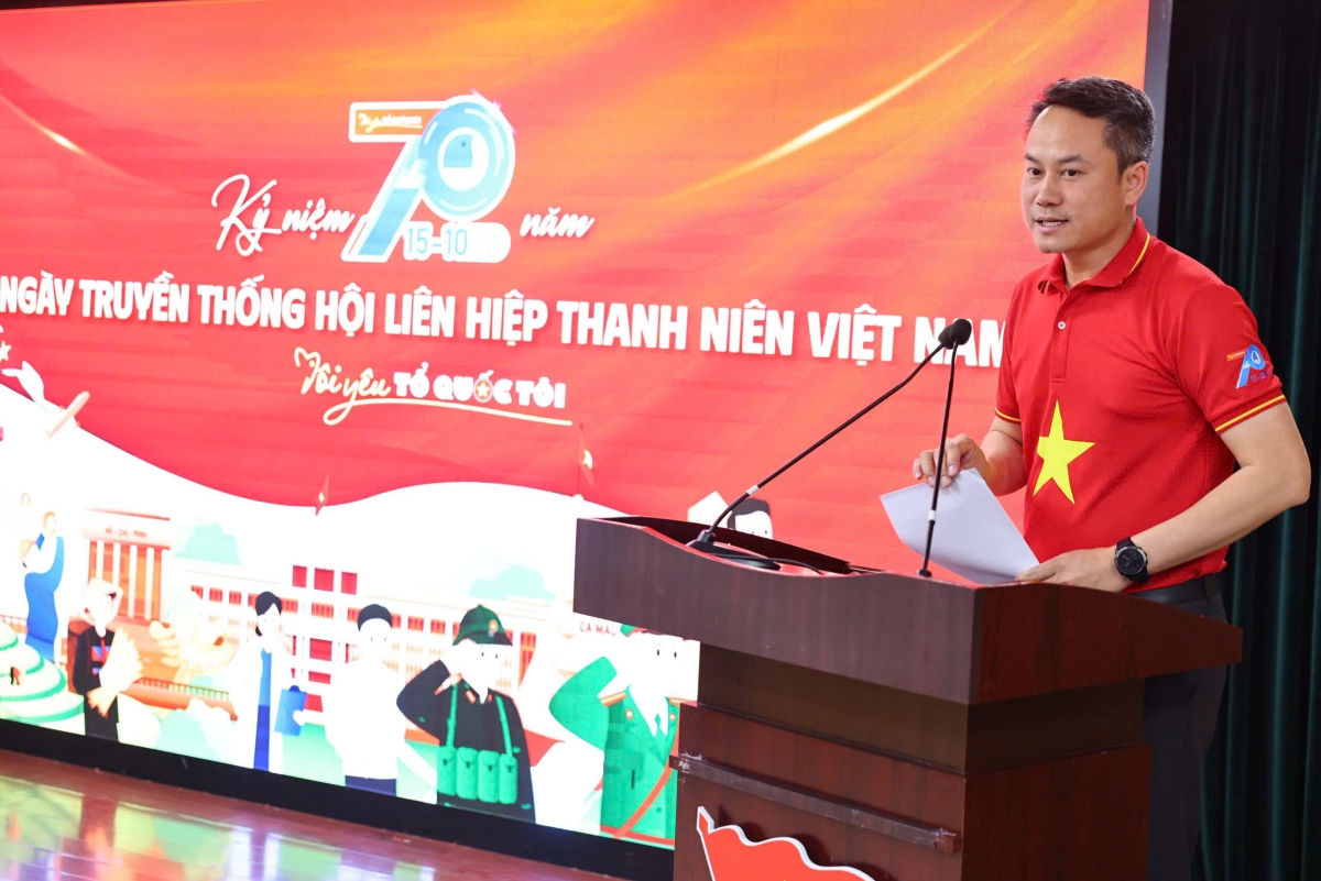 Anh Nguyễn Kim Quy, Phó Chủ tịch thường trực Hội LHTN Việt Nam thông tin về Chiến dịch truyền thông "Tôi yêu tổ quốc tôi"