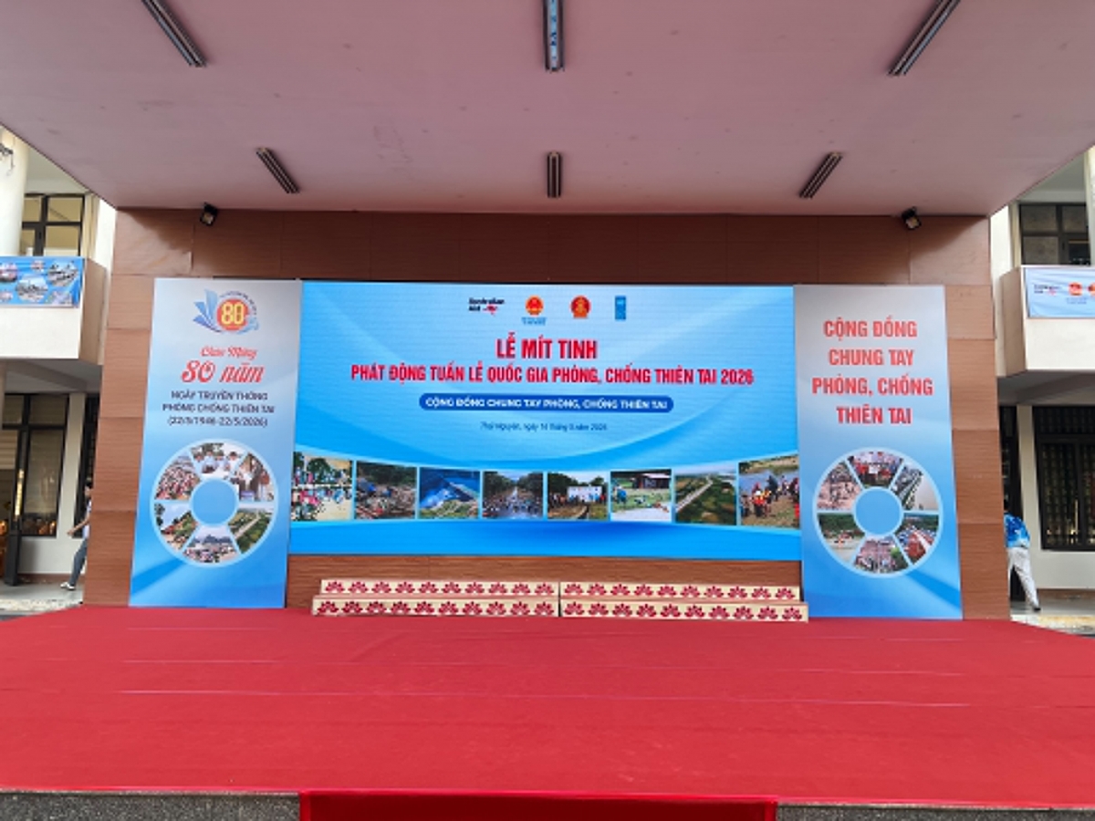 Nhiều hoạt động hưởng ứng tuần lễ quốc gia phòng chống thiên tai 2026